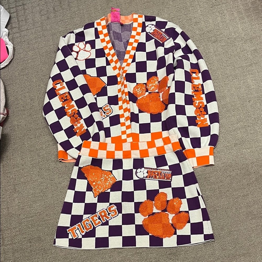 QUEEN OF SPARKLES One of a Kind Clemson set!